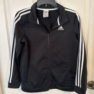 Adidas Classic Track Jacket Black Lg 14/16